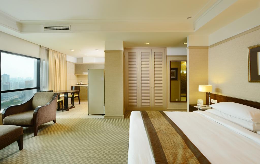 أجنحة باسيفيك ريجنسي الفندقية كوالالمبور المظهر الخارجي الصورة A suite at the Shangri-La Hotel, Kuala Lumpur